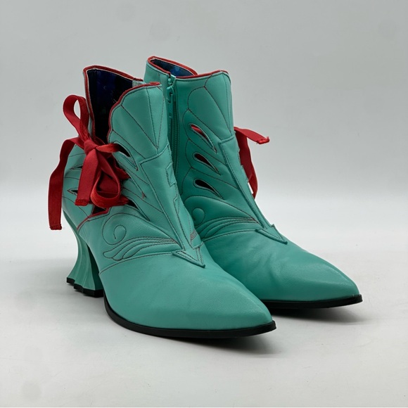 John Fluevog Deliverance Jodie Side Lace Ankle Boot. Size 11 - Picture 9 of 13